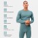 Male thermal underwear (jumper, trousers) minku color khaki, size 48