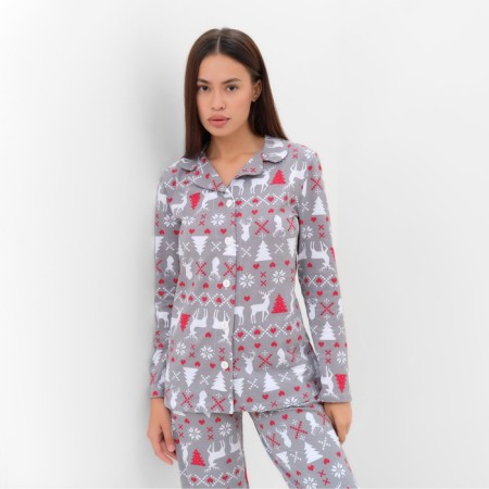 New Year. Pajama female kaftan "Scandinavia" size 44-46-1