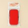Manicure set, 6 items, in case, red color