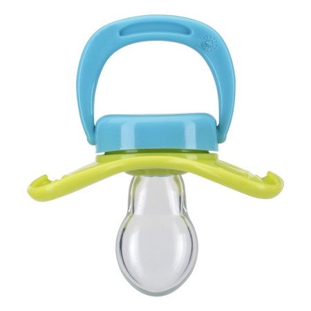 Nipple-dummy Silicone classic “patterns”, with a ring, from 0 months, color mix-3