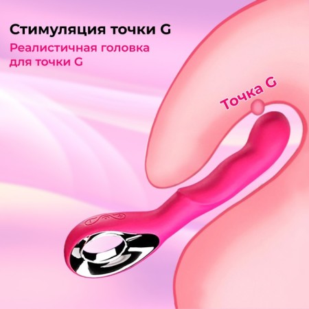 Вибратор JOYHYPER , не реалистик, встроенный вибратор, ABS, розовый-1
