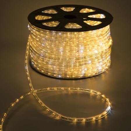 Luazon Lighting Light Cord 13 mm, IP65, 100 m, 36 LED/m, 220 V, 2W, flicker, glow warm white