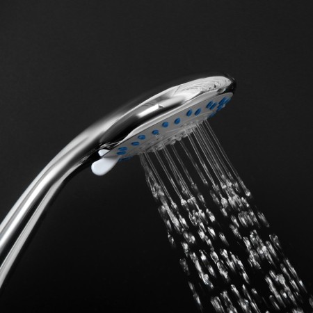 Showing watering can Zein Z0401, 4 modes, medium, d = 95 mm, plastic, chromium color-9