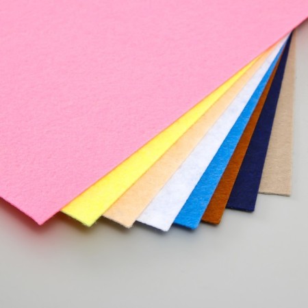 A set of hard felt "Astra" (8 pcs) Assorted, 1 mm, 20x30 cm-1