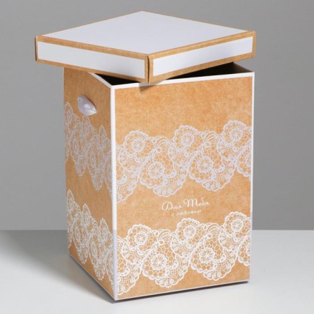 A set of boxes 3 in 1 "Lace", 10 × 18, 14 × 23, 17 × 25 cm-2
