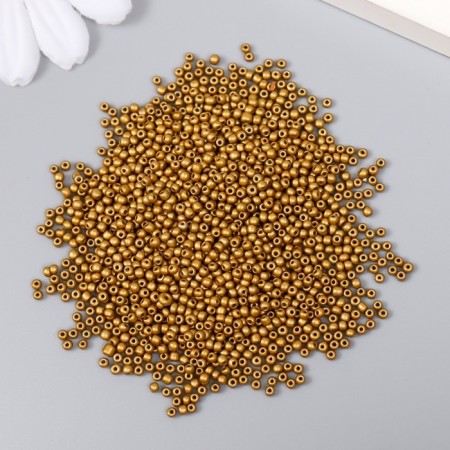 Glass glass 12/0 "gold" 15 g mix-1