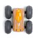 Radio-controlled car-controlled machine "Monster", works on the battery, yellow color