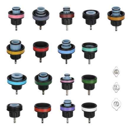 A set of instruments for testing pressure in the radiator Rossvik EK000013476, 28 items-2