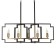 Chandelier 2739/5 E14 40W black and gold 29.5x7.8x25-97 cm Bayerlux
