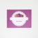 Label for home preparations "Harvest", 70 × 70 mm, purple