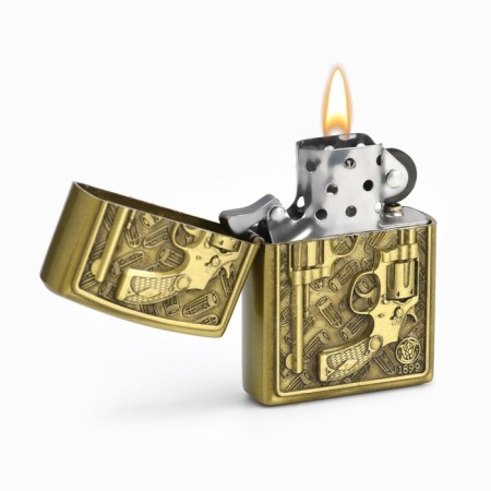 Lighter gasoline "Revolver" in a gift box-1
