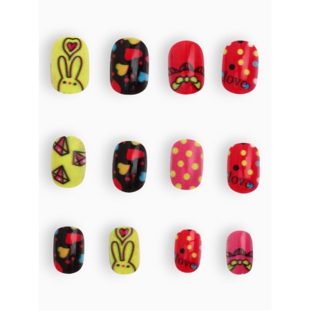 Children's false nails "Love", 12 pcs-1