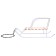 Sled "breeze 1", white color