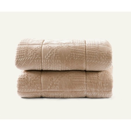 Aramis blanket, size 200x220 cm, beige color-2