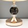 Lucia table lamp E27 40W Black-gold 21x21x36 cm Risalux