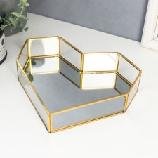 Standing interior glass with a mirror 