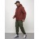 Male spring jacket, size 50, burgundy color