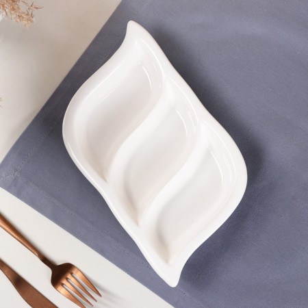 Ceramic "Triple", white, 1 variety, Iran-1