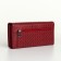 Women's wallet on magnets, burgundy color