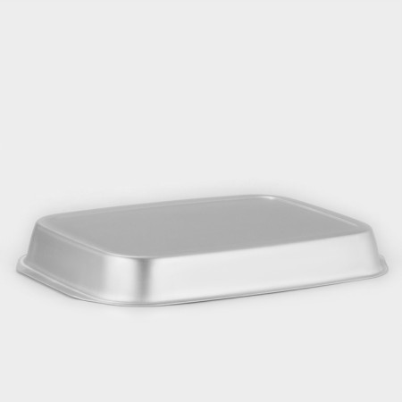 Baking she, 26 × 36 cm, h = 4.5 cm, silver color-2