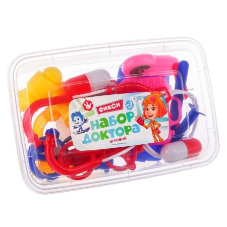Dr.'s game set, fixes, in a container