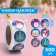 Stickers in the roll "New Year's mood", 500 pcs, 2.5 x 2.5 cm