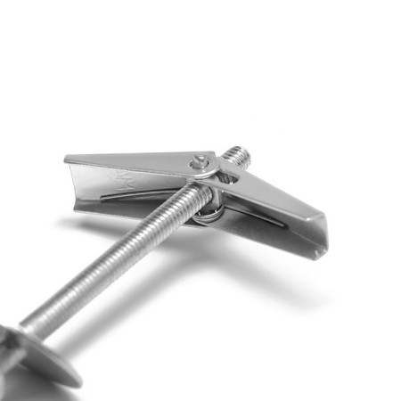 Anchor "Tundra", ceiling, folding, spring, with a hook, white zinc, m4-5