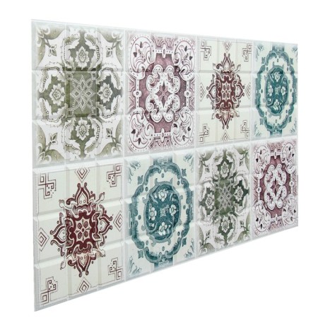 PVC panel faceted square Caucasus 960x480 mm-2