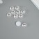 Decor for creativity Plastic "Half -Pester -Love" set 10 pcs 1.2x1.2x0.6 cm