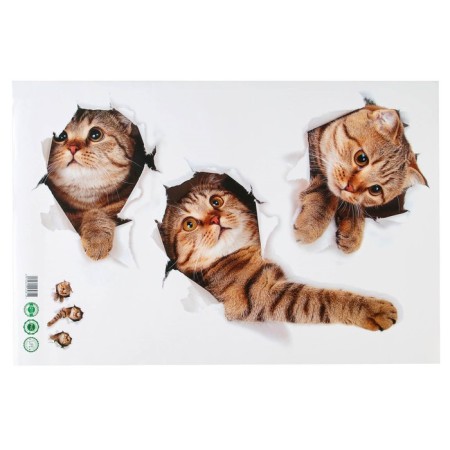 Sticker 3D Interior cat 60*40cm-1