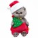 Soft toy "BABY BABY" in the New Year's suit, 20 cm BB-152
