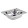 Kitchen sink Mixline 527962, invoice, thickness 0.4 mm, 50x40x16 cm, release 1 1/2 "