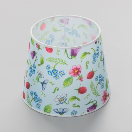 Universal lampshade "Small flowers" E27/E14 24x24x19cm