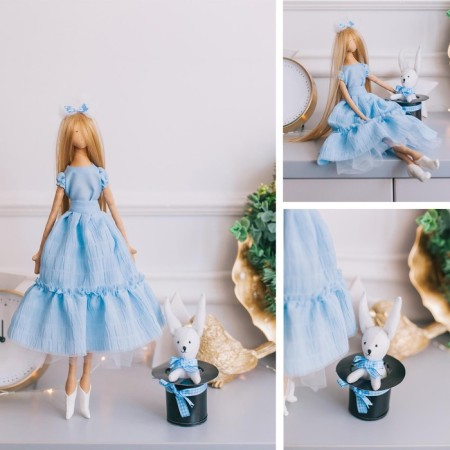 Soft doll "Alicia", sewing set 21 × 0.5 × 29.7 cm-6