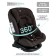 AMAROBABY BRILIANT, ISOFIX fastening, class D, group 0+/1/2/3 (0-36 kg), brown color