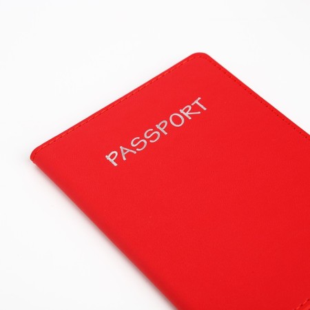 Cover for passport, red color-3