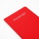 Cover for passport, red color