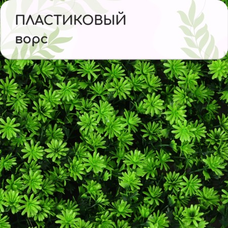 Decorative panel 50*50 cm high moss "Greengo"-3