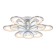 LED ceiling LED with Ambrella Light, Original, Fa471, 9XLED, 1985550LUM, 3000-6400K, Chromium color, 19850LUM.