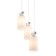 Suspended lamp Freya Fr5365PL-03CH Pitch, 405x220x1650 mm, E14, 3x40W, chromium color