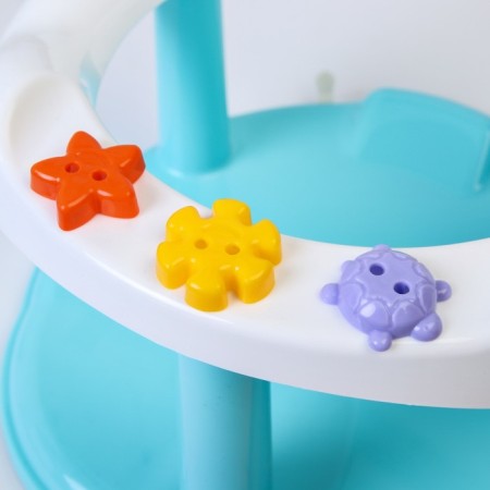Bathing chair on suction cups, blue color-2
