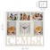 Wall watches with photo frames "Family", silent, 41 x 46 cm, white, aa