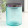 Bank for candles glass with a “flower” lid, cylinder 9x7x7 cm, mix