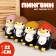 Soft toy "Penguin", in a red hat, mix