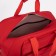 Road bag with lightning, 2 outer pockets, long belt, red color