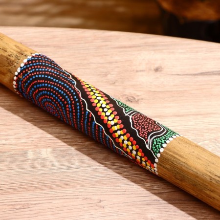 Souvenir musical instrument "Rain Staff" 50 cm mix-1