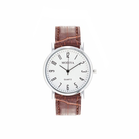 Men's wrist watches, D-4 cm, brown strap-1