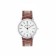 Men's wrist watches, D-4 cm, brown strap