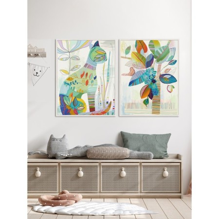 Reproduction of the painting "Flory. No. 3 ”, 50x65, frame (20-001d)-4
