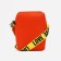 Bag's bag with lightning, long belt, orange color